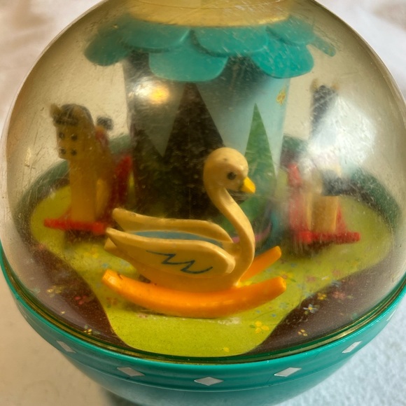 Vintage Fisher Price Roly Poly Chime Ball #165 from 1966. Baby Infant Toys - Picture 6 of 11